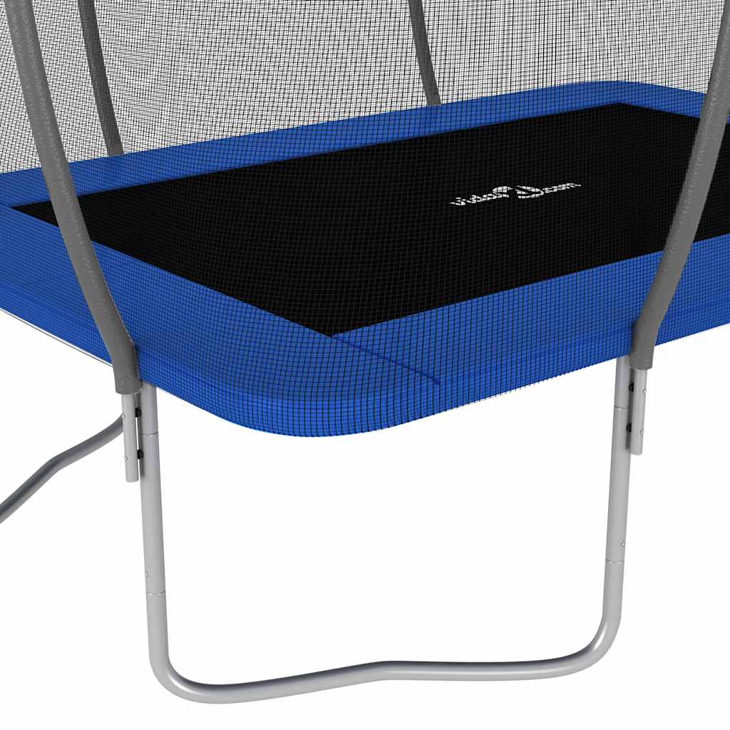 Conjunto de trampolim retangular 335x244x90 cm 150 kg