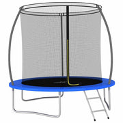 Conjunto de trampolim redondo 244x55 cm 100 kg