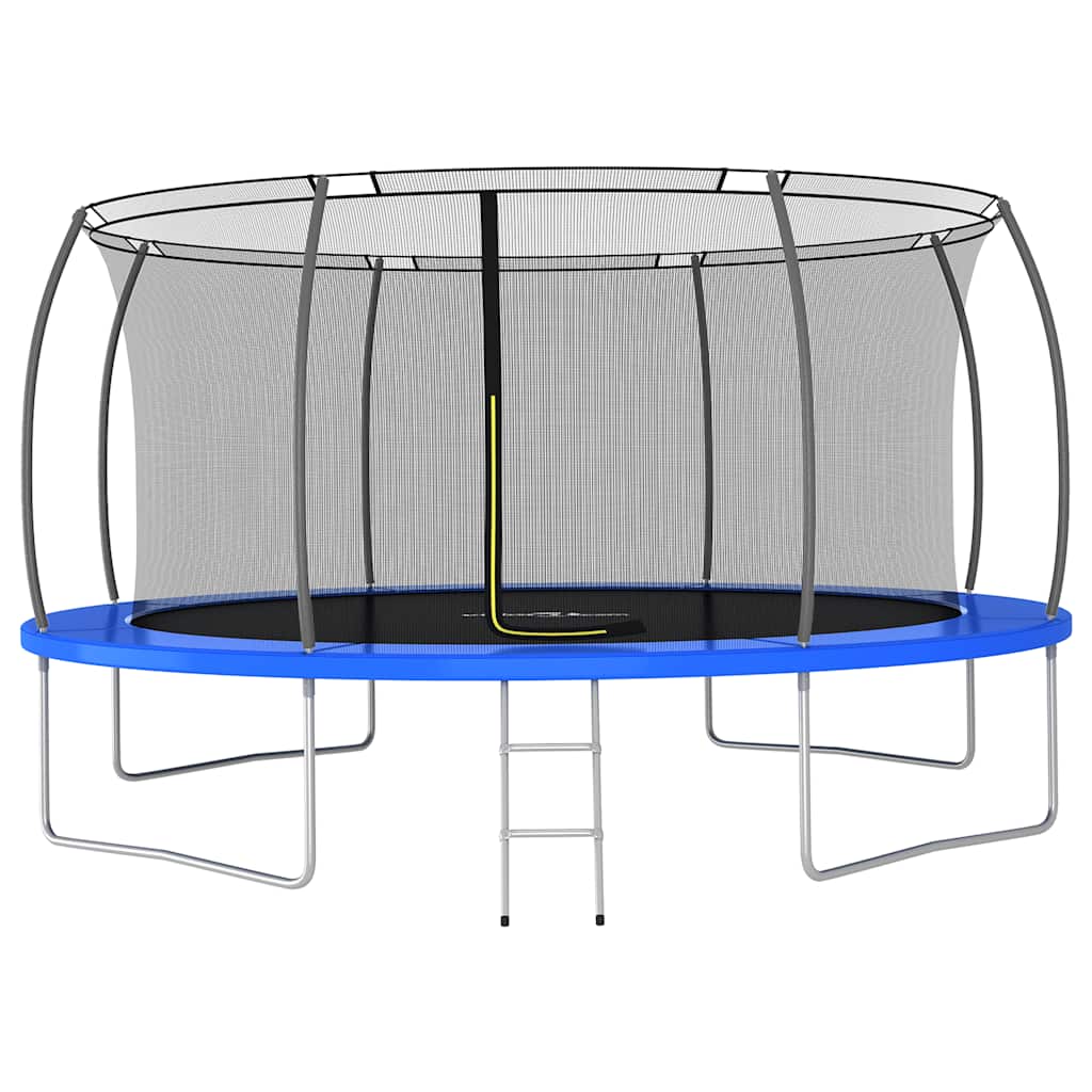 Conjunto de trampolim redondo 460x80 cm 150 kg