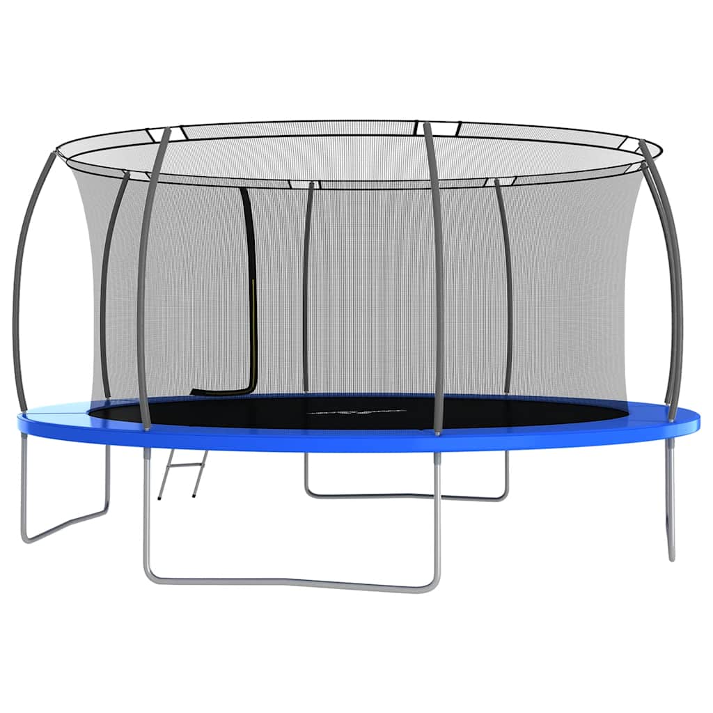 Conjunto de trampolim redondo 460x80 cm 150 kg