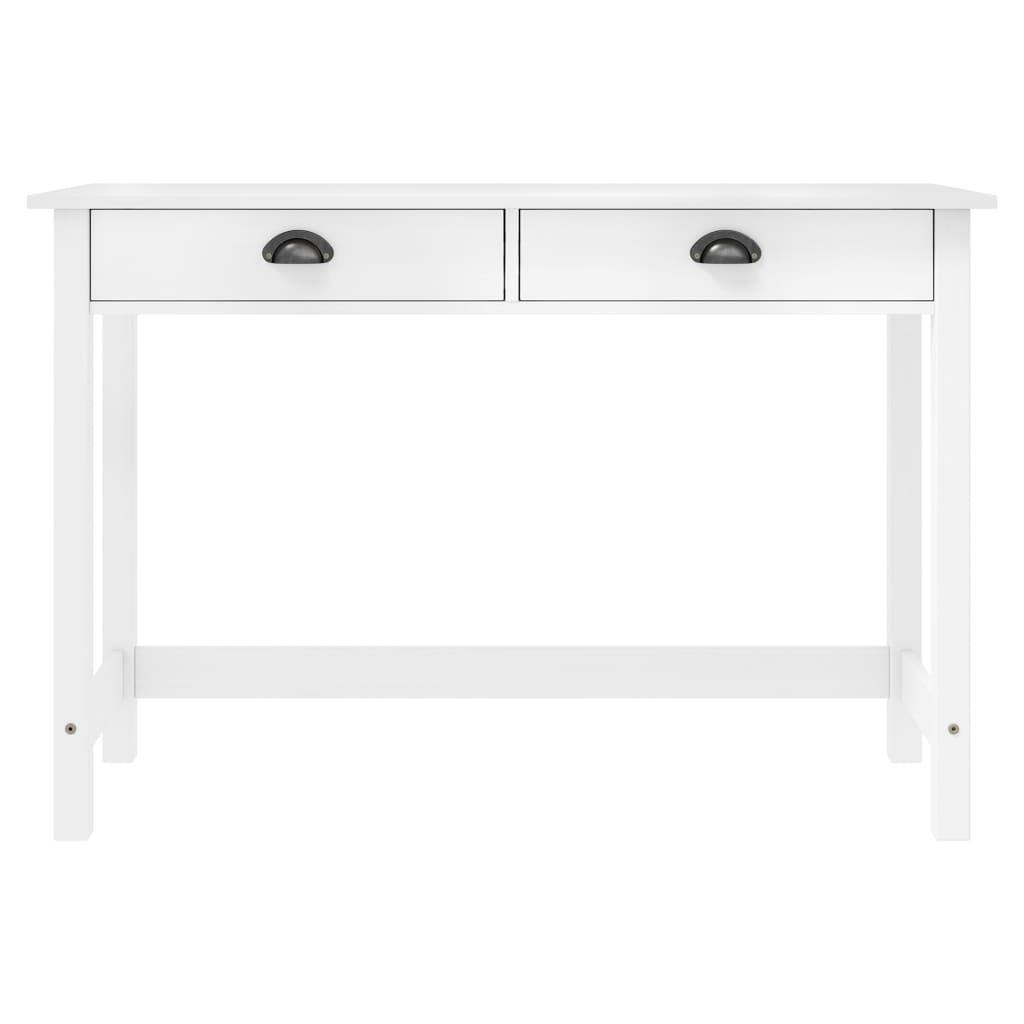 Mesa consola Hill c/ 2 gavetas 110x45x74 cm pinho maciço