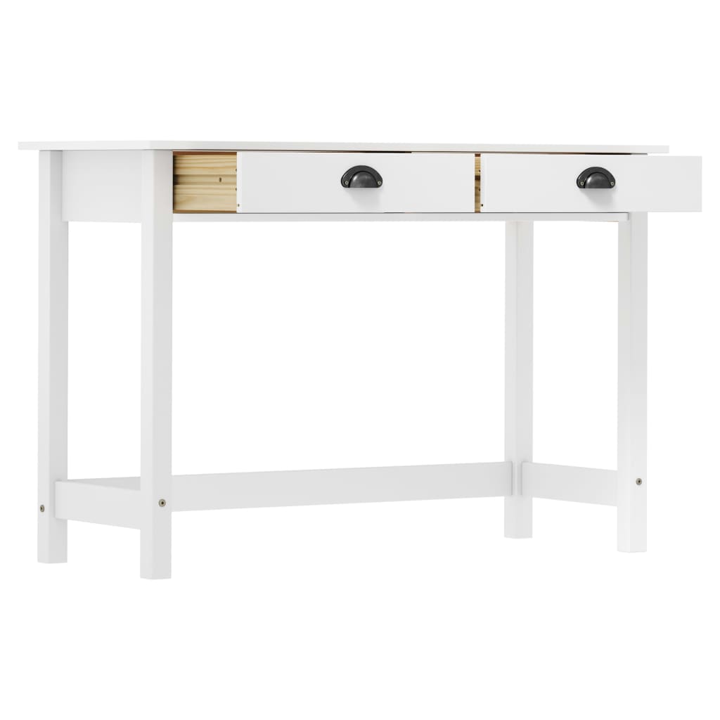 Mesa consola Hill c/ 2 gavetas 110x45x74 cm pinho maciço