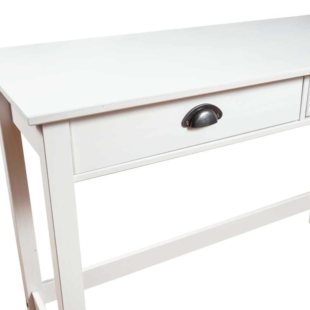 Mesa consola Hill c/ 2 gavetas 110x45x74 cm pinho maciço
