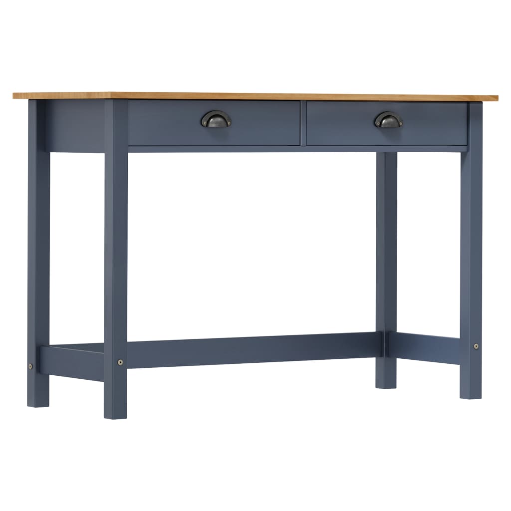 Mesa consola Hill c/ 2 gavetas 110x45x74 cm pinho maciço