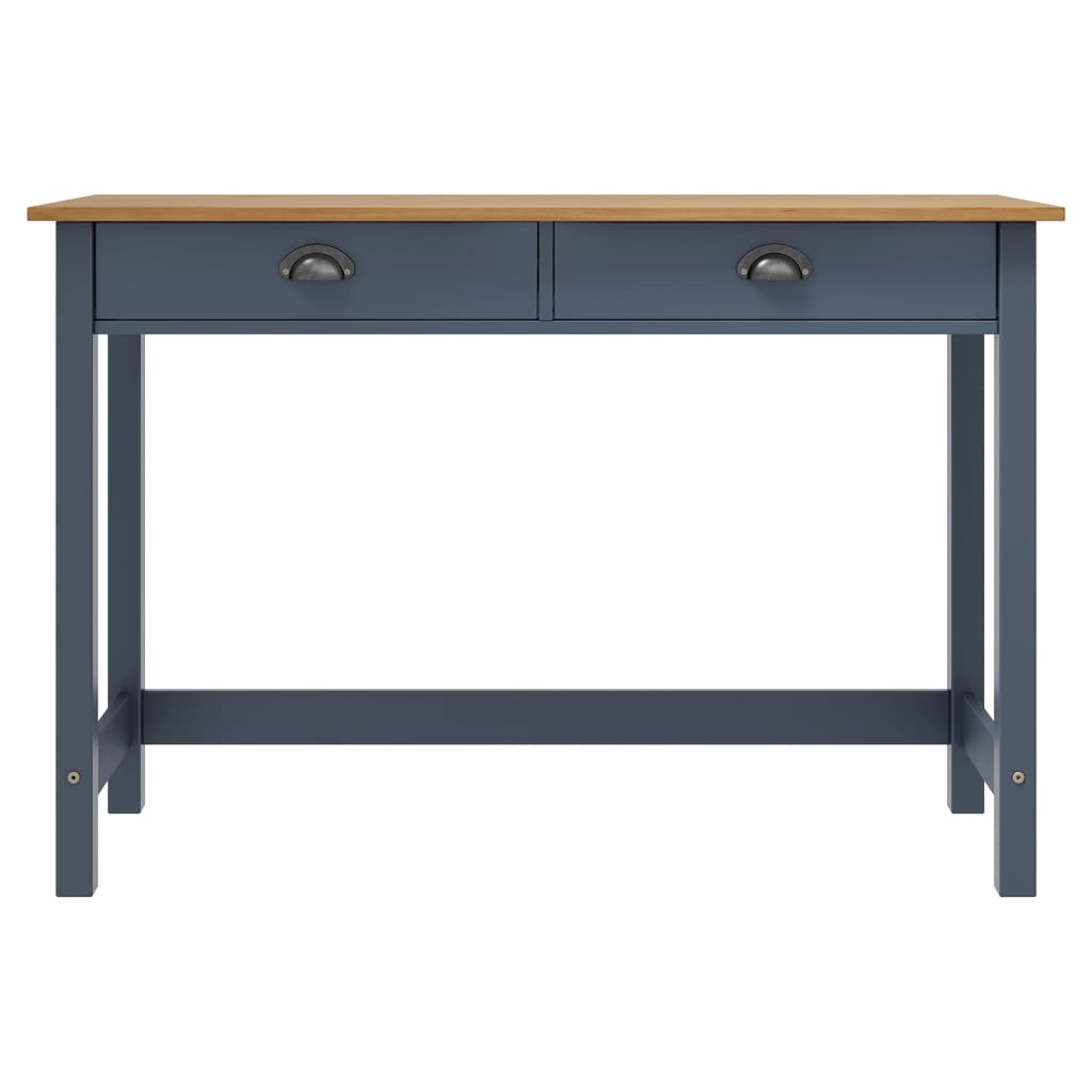 Mesa consola Hill c/ 2 gavetas 110x45x74 cm pinho maciço