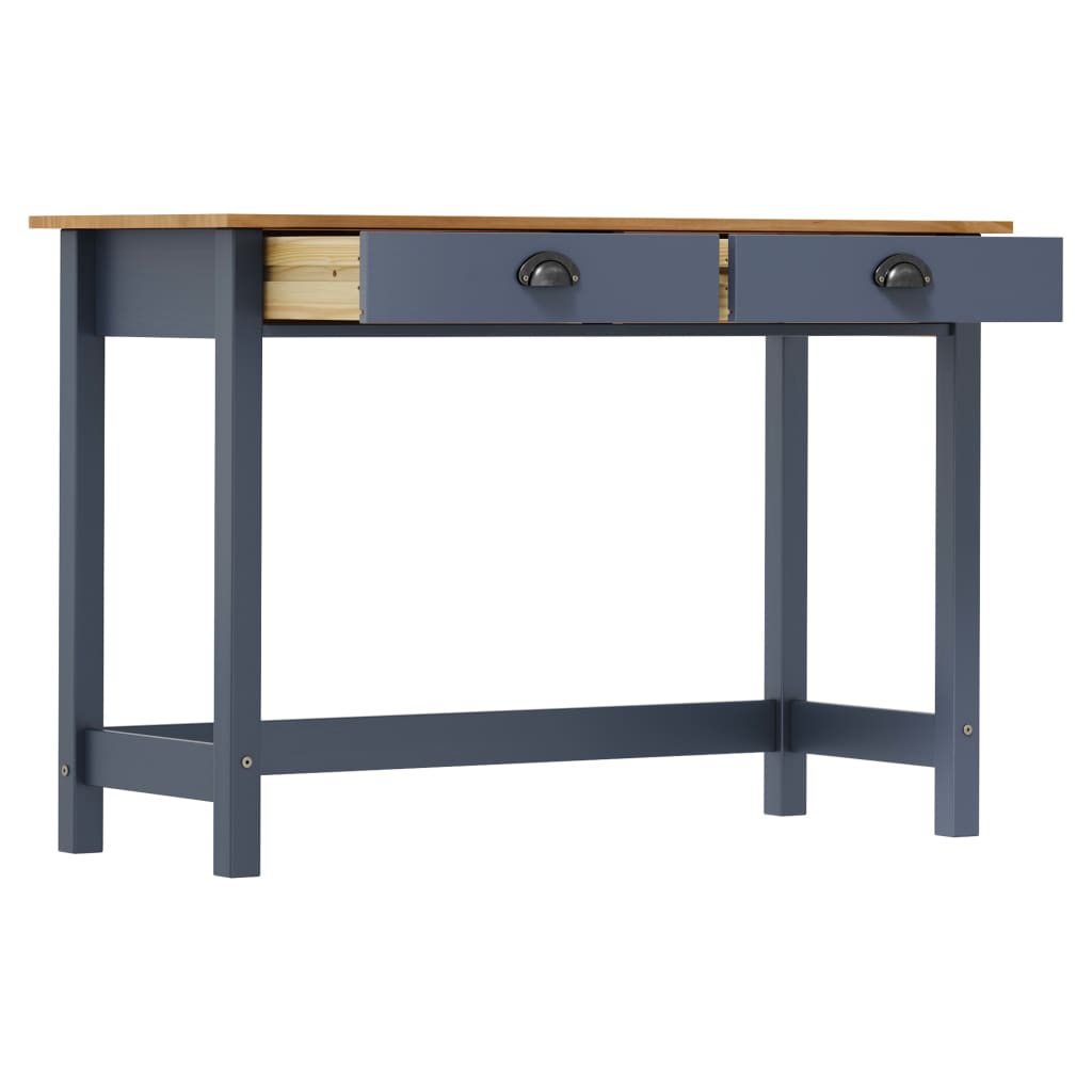 Mesa consola Hill c/ 2 gavetas 110x45x74 cm pinho maciço