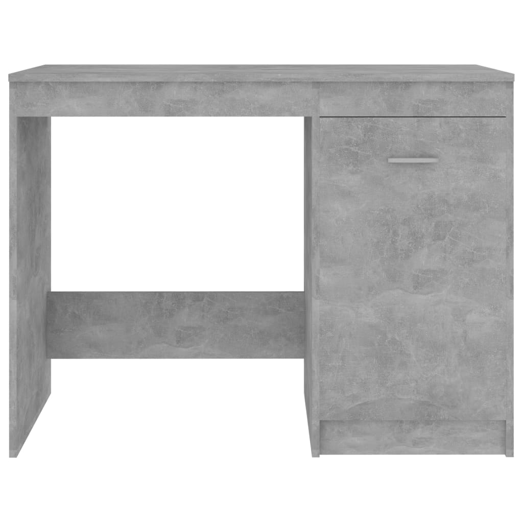 Secretária 100x50x76 cm derivados de madeira branco brilhante