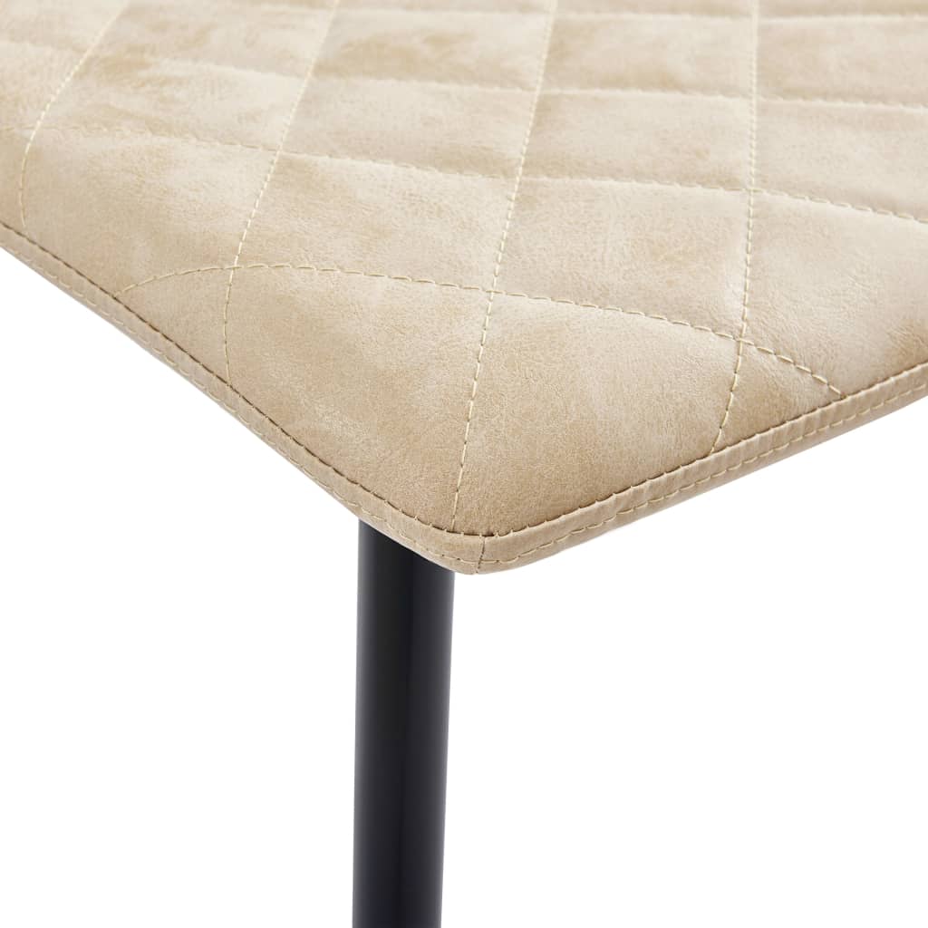 5 pcs conjunto de jantar couro artificial cinzento-claro