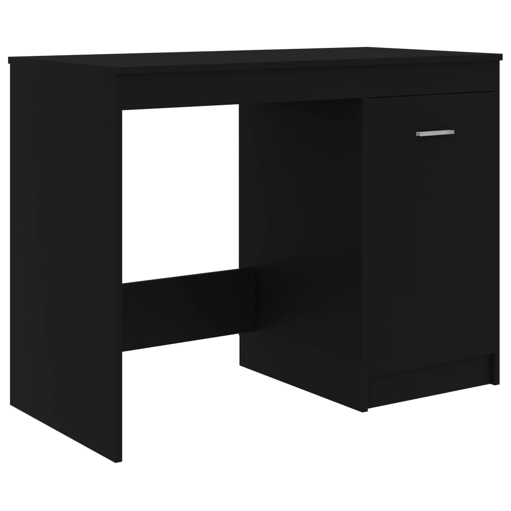 Secretária 140x50x76 cm contraplacado branco brilhante