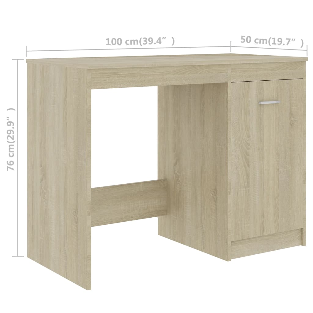 Secretária 140x50x76 cm contraplacado branco brilhante