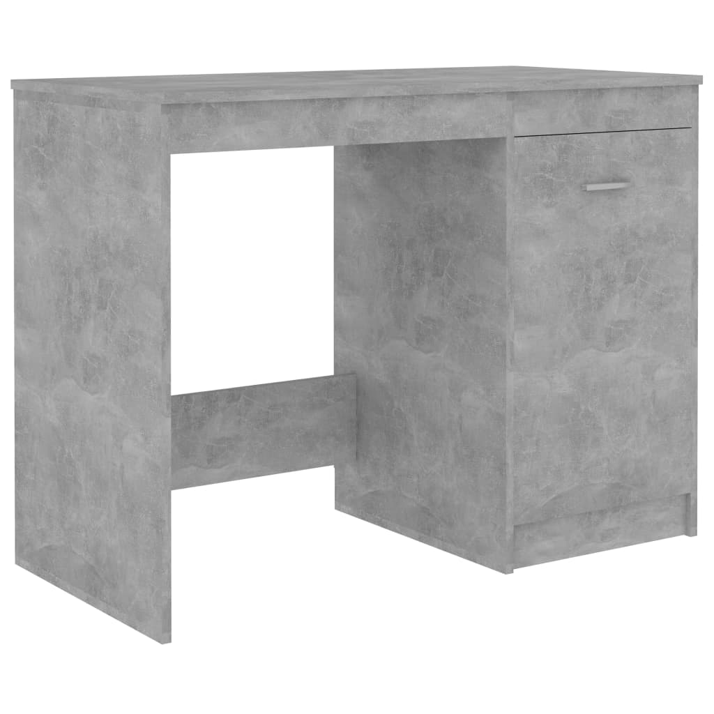 Secretária 140x50x76 cm contraplacado branco brilhante