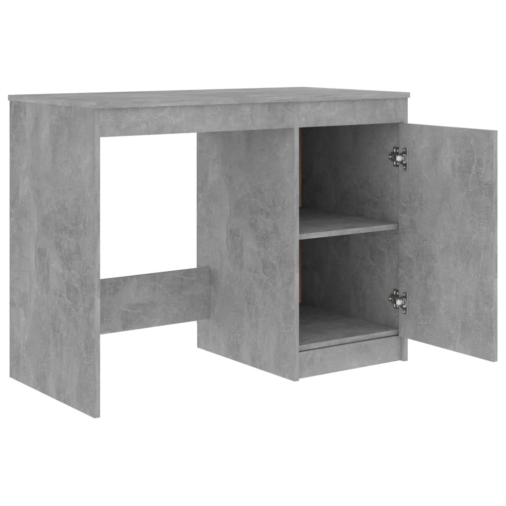 Secretária 140x50x76 cm contraplacado branco brilhante