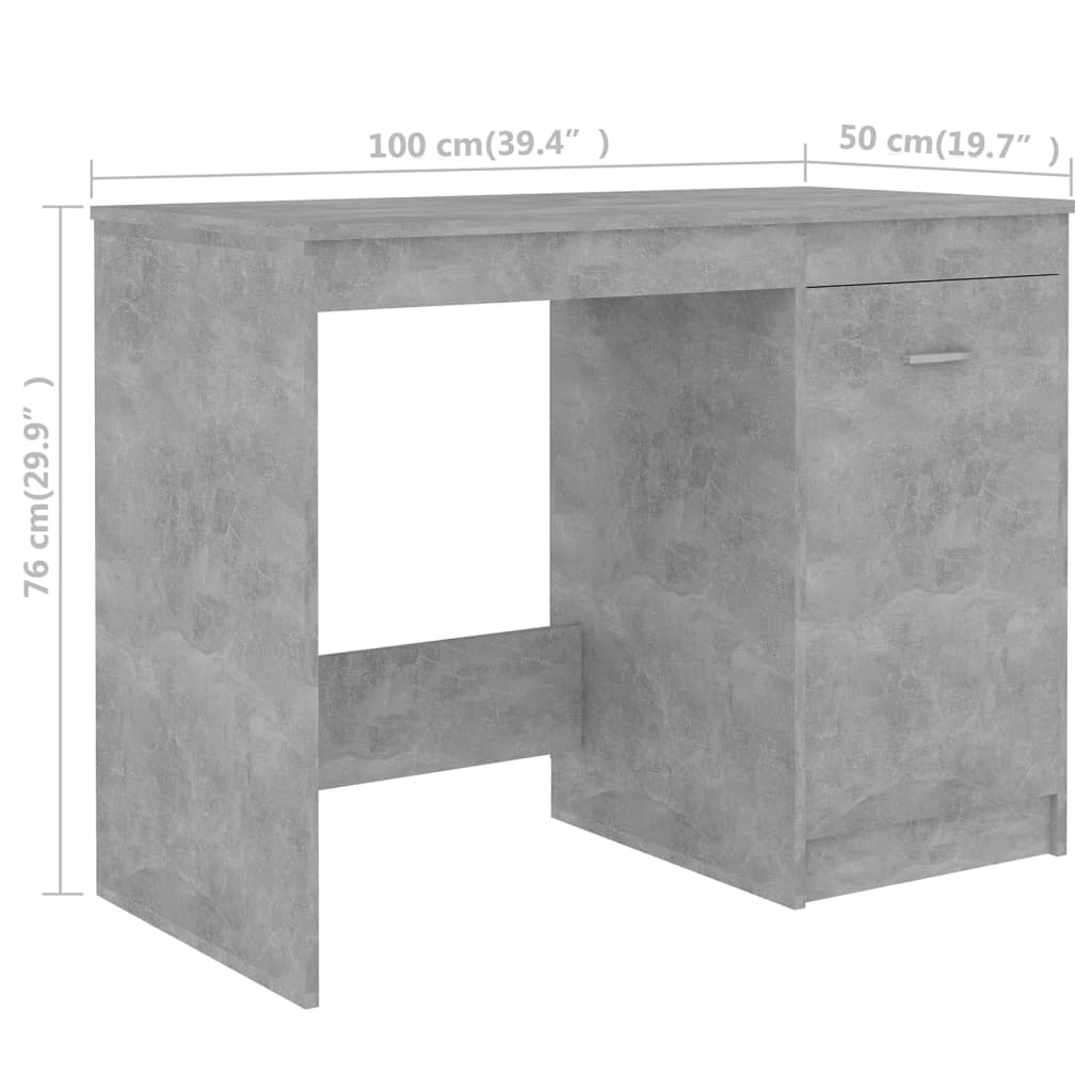 Secretária 140x50x76 cm contraplacado branco brilhante