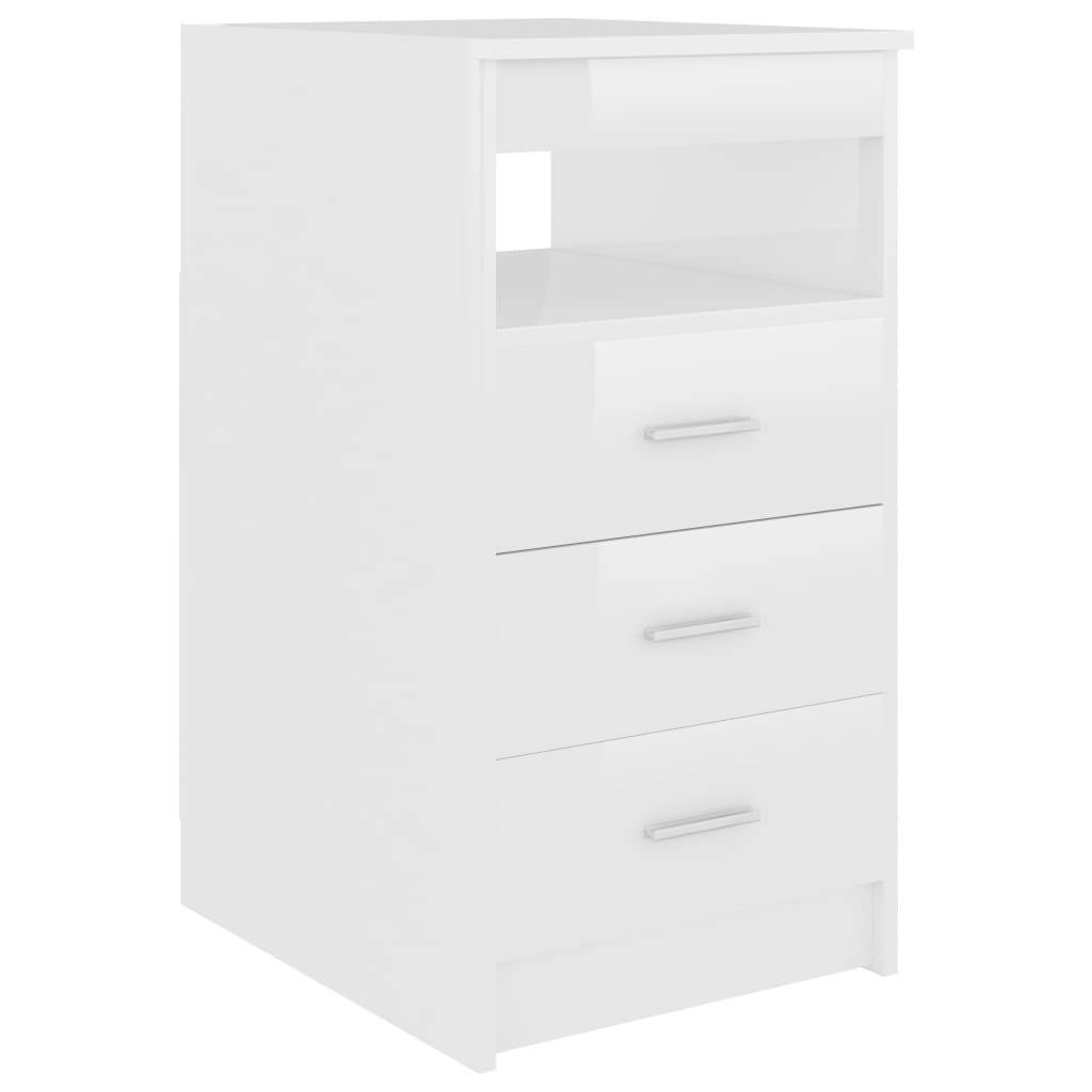 Secretária 140x50x76 cm contraplacado branco brilhante