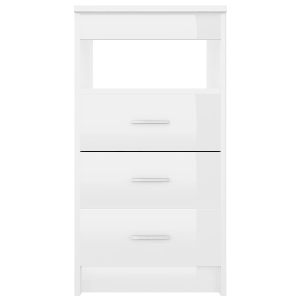 Secretária 140x50x76 cm contraplacado branco brilhante