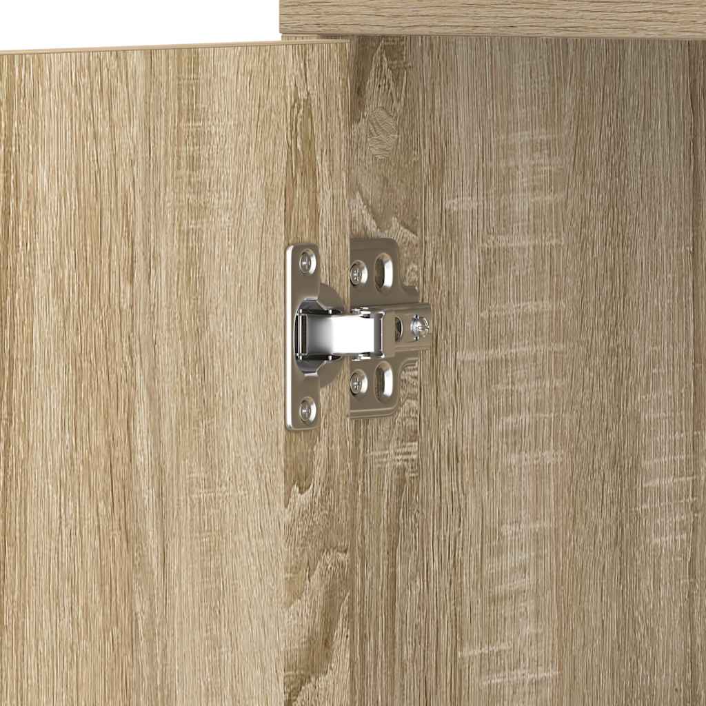 Armário de casa de banho derivados de madeira branco