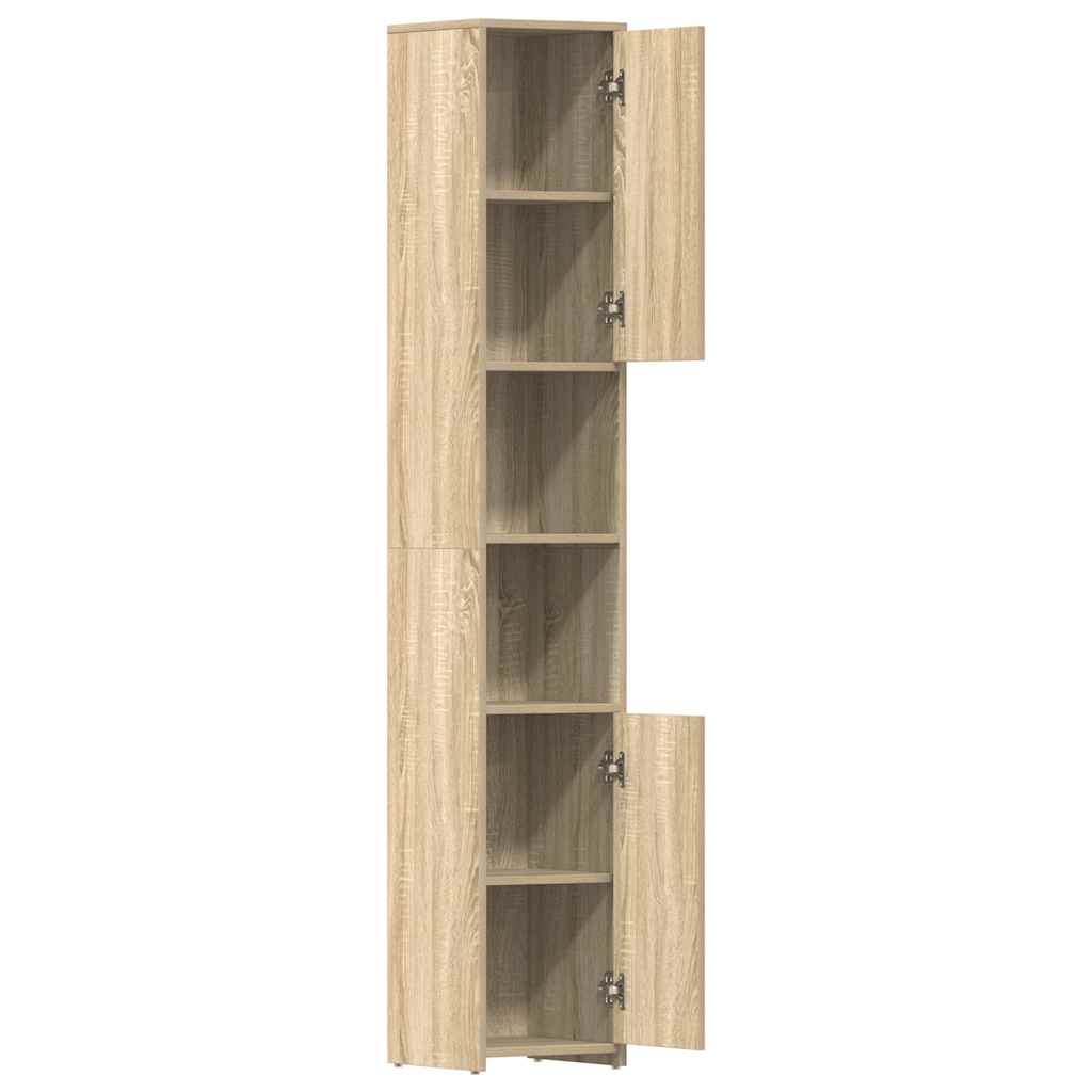 Armário de casa de banho derivados de madeira branco