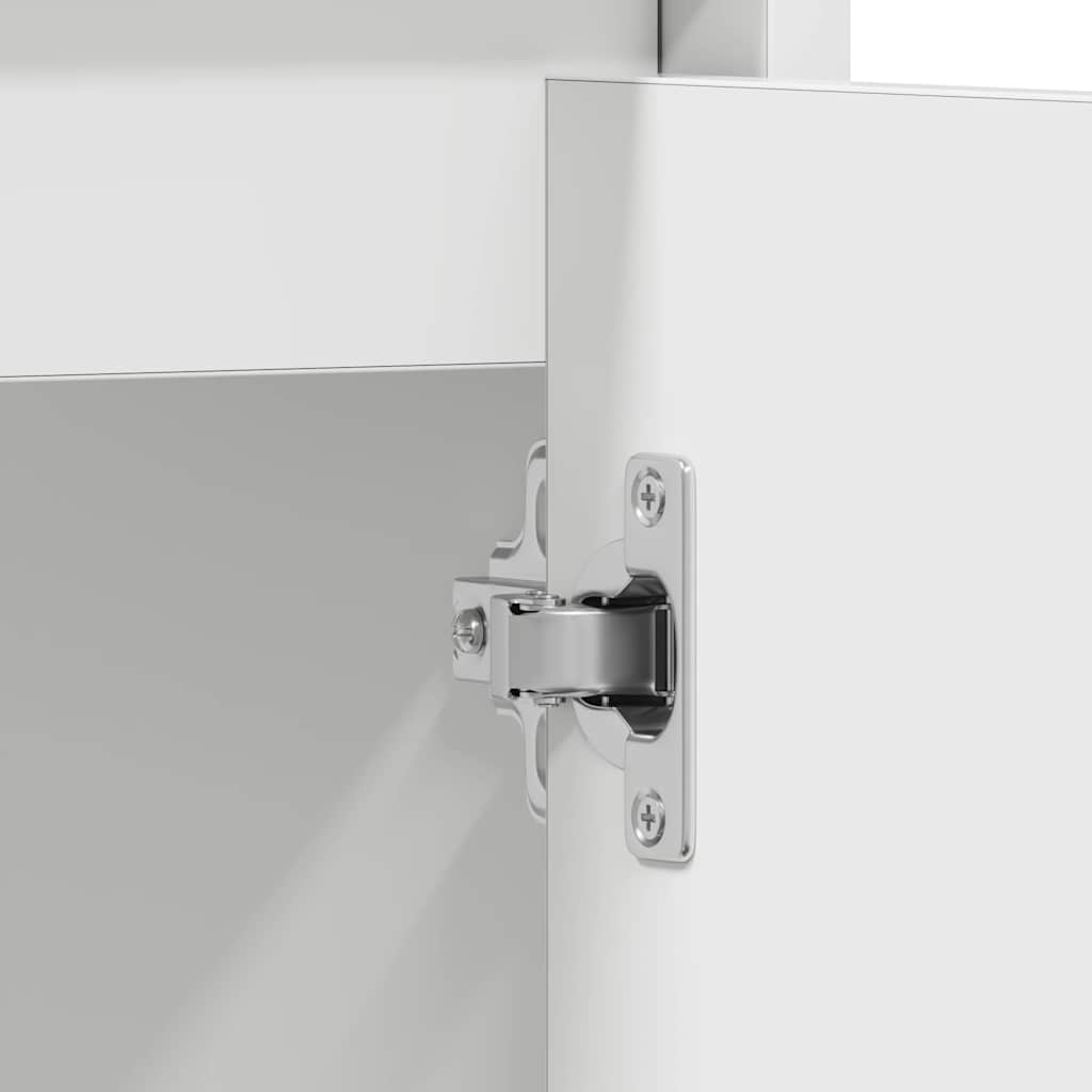 Armário casa de banho 60x33x61 cm contrapl. branco brilhante