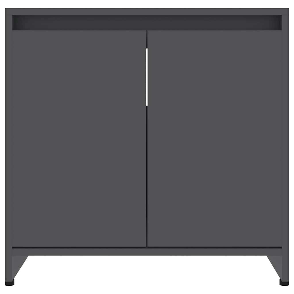 Armário casa de banho 60x33x61 cm contrapl. branco brilhante