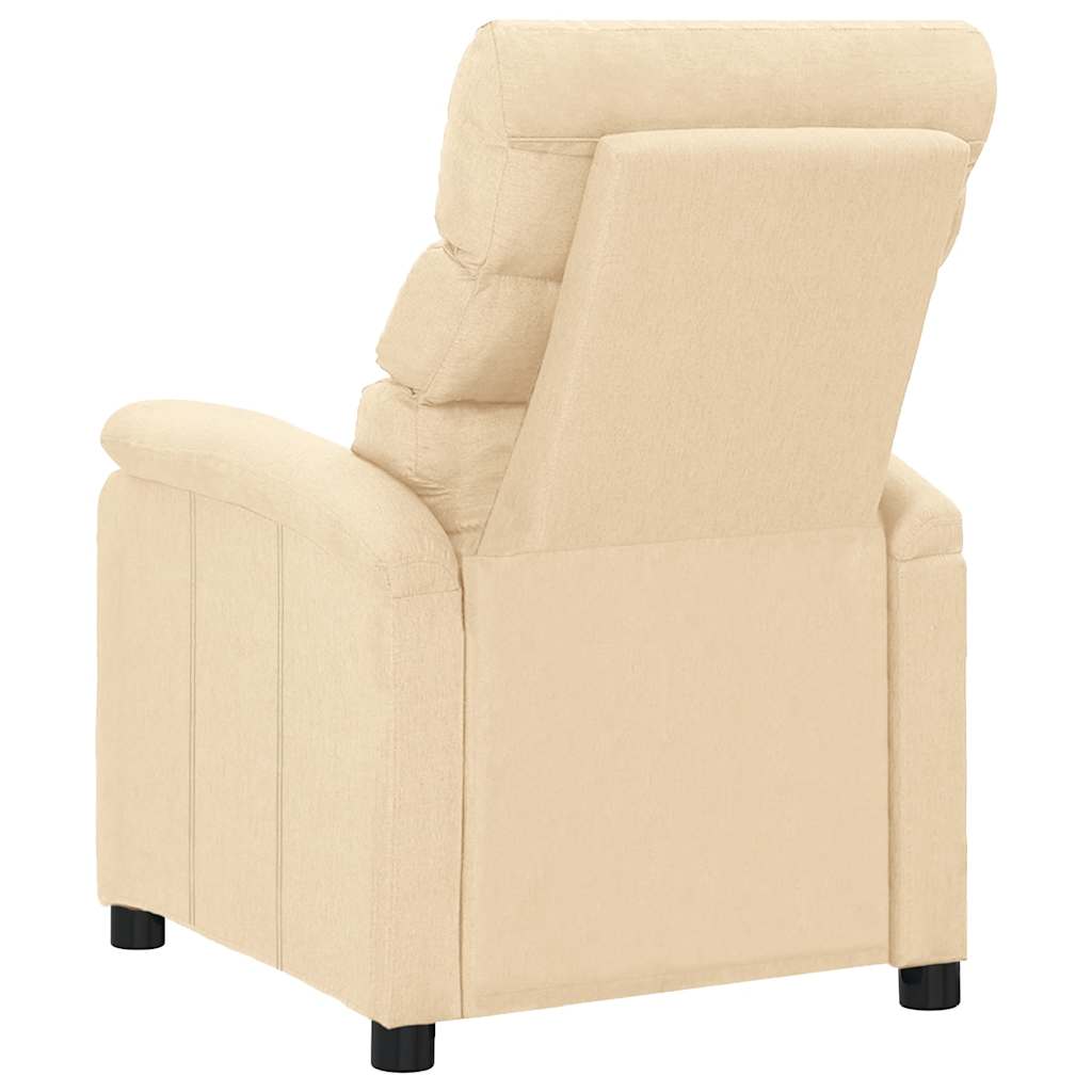 Poltrona de massagens tecido cor creme