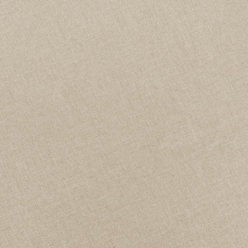 Poltrona de massagens com apoio de pés tecido cor creme