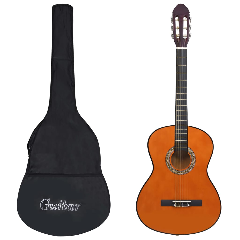 Guitarra clássica para iniciantes com saco 4/4 39" azul