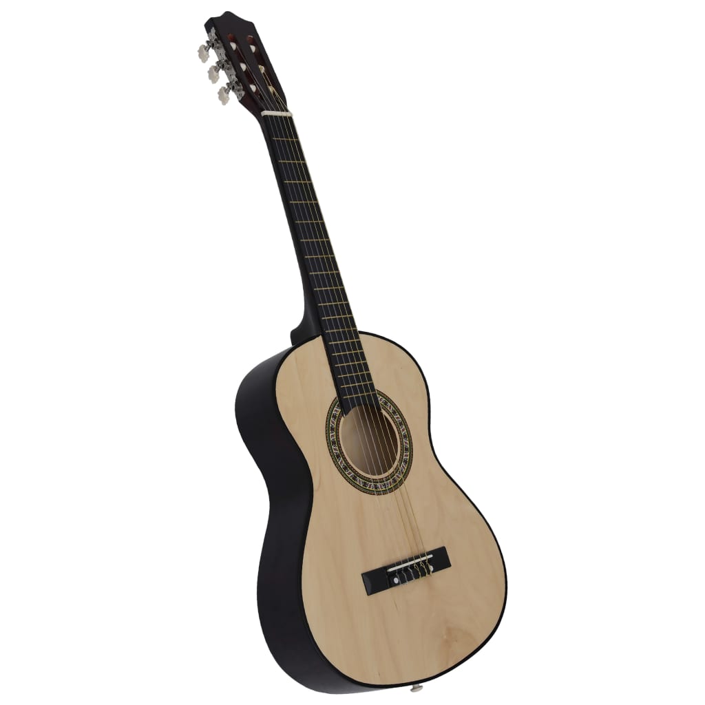 Guitarra clássica iniciantes/crianças c/ saco 1/2 34" tília