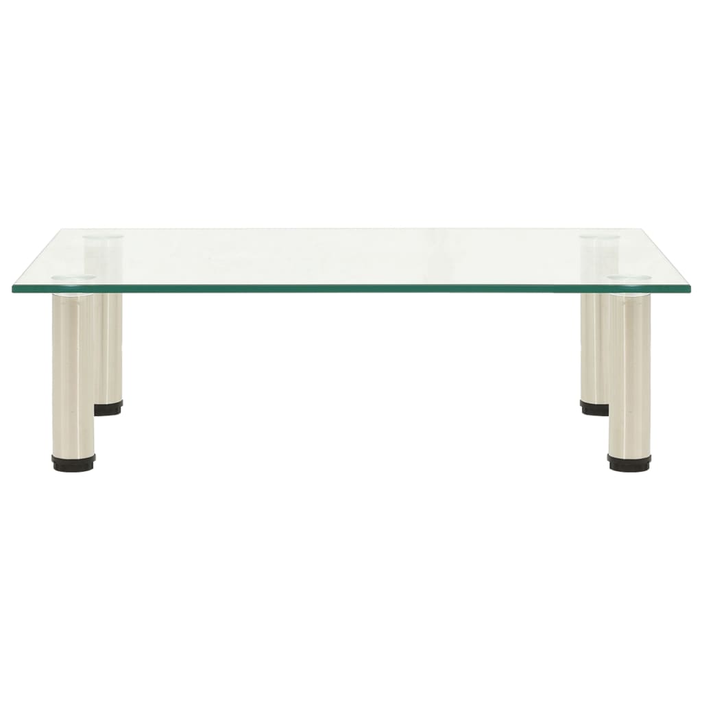 Móvel de TV 60x35x17 cm vidro temperado transparente