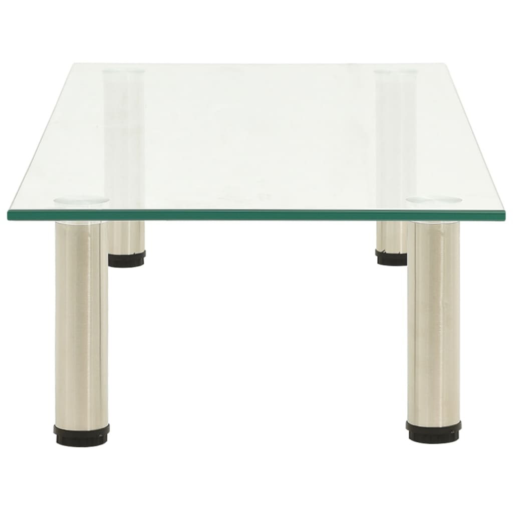 Móvel de TV 80x35x17 cm vidro temperado transparente