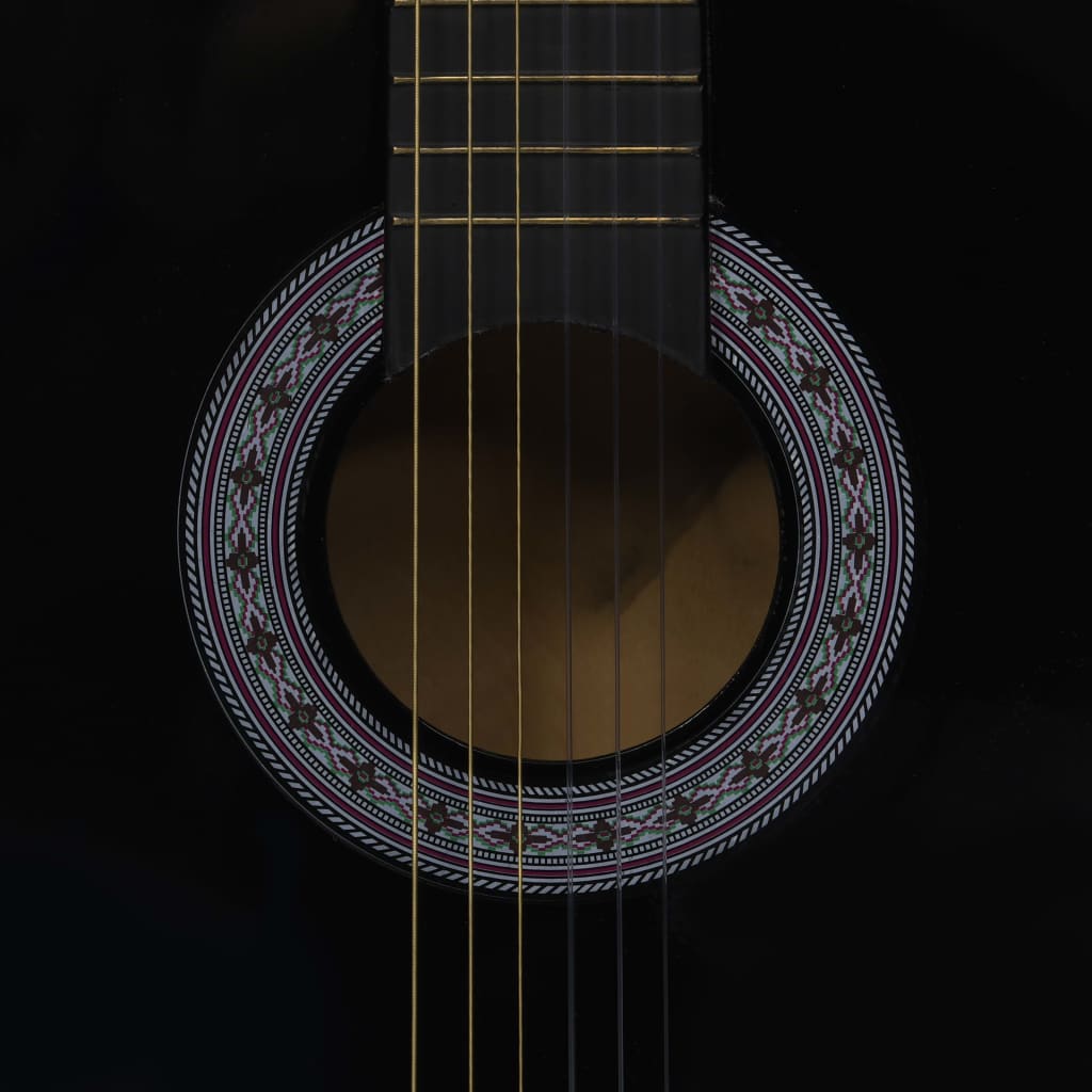 Guitarra clássica para iniciantes com saco 3/4 36" azul