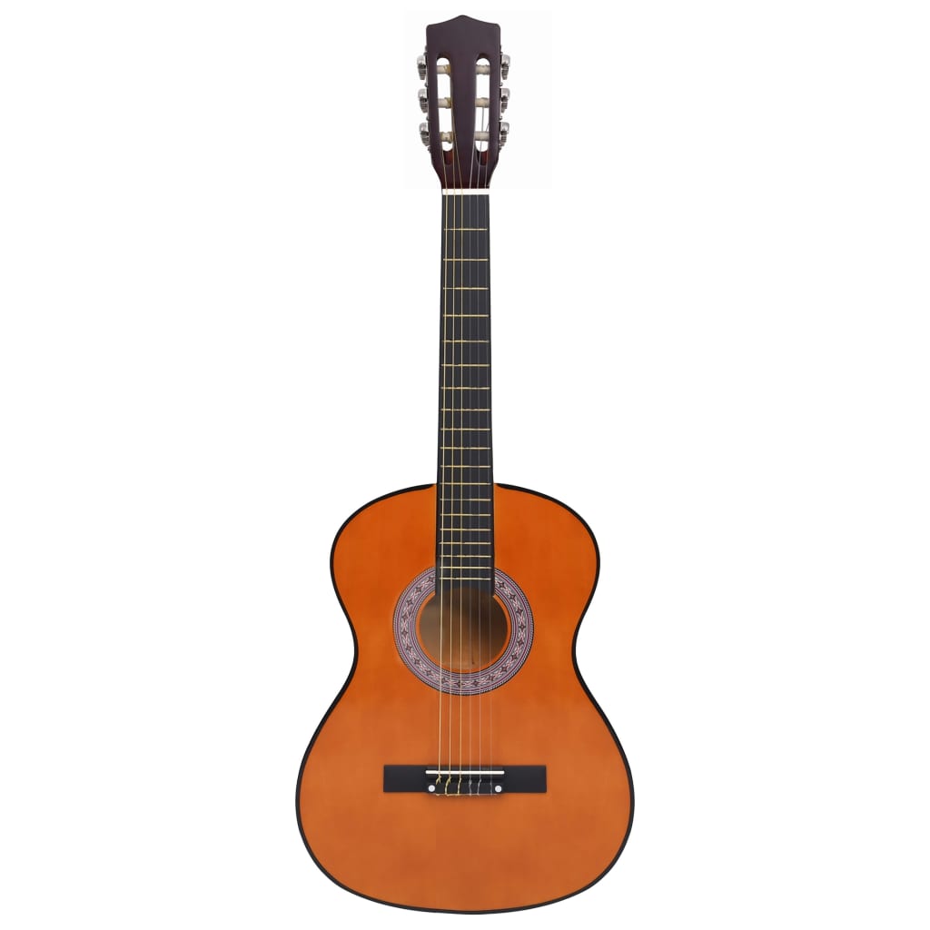 Guitarra clássica para iniciantes com saco 3/4 36" azul