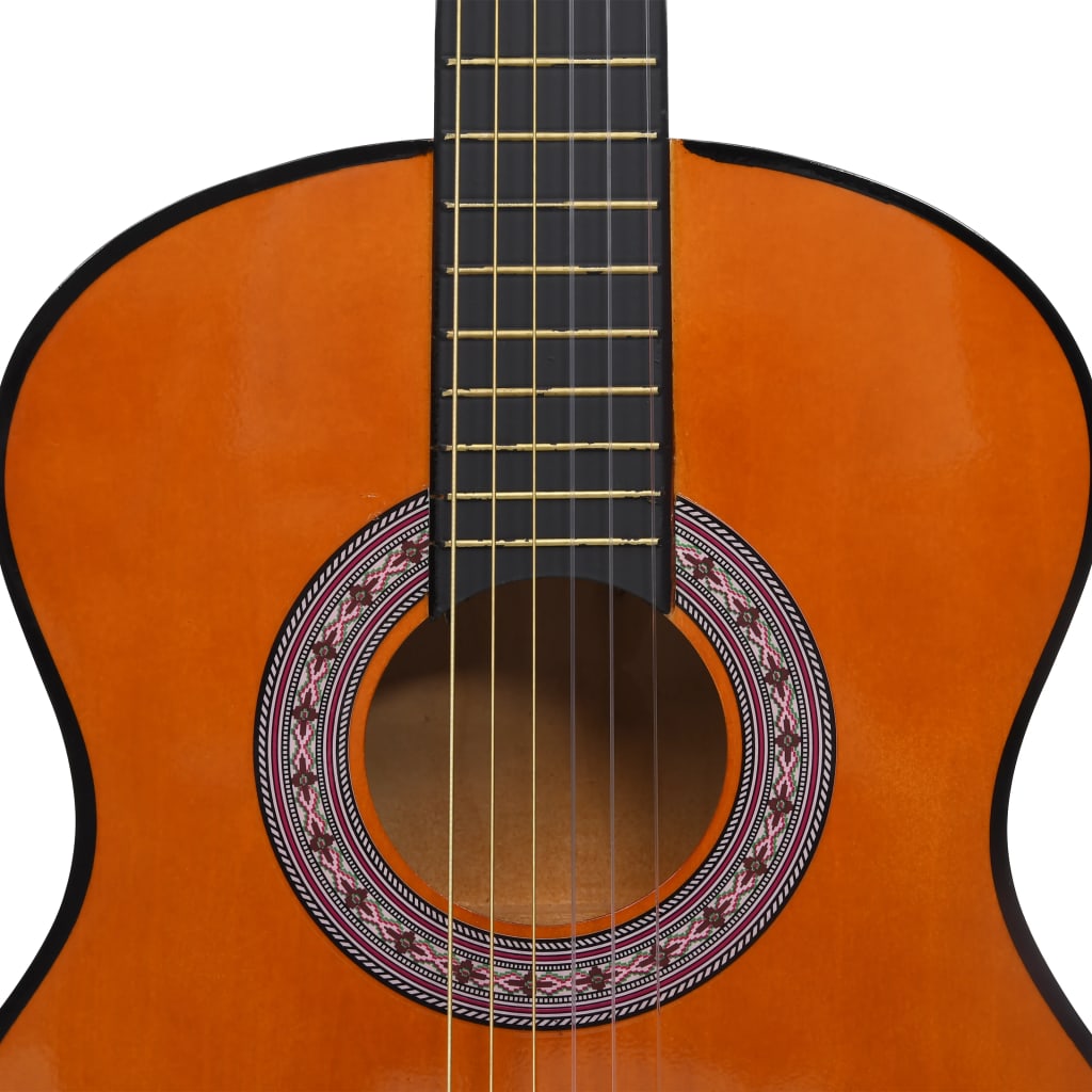 Guitarra clássica para iniciantes com saco 3/4 36" azul