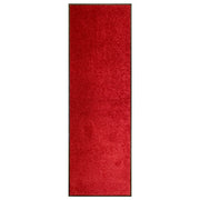 Tapete de porta lavável 60x180 cm vermelho