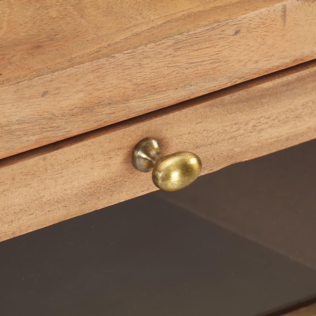 Mesa de cabeceira 40x30x50 cm madeira de acácia maciça