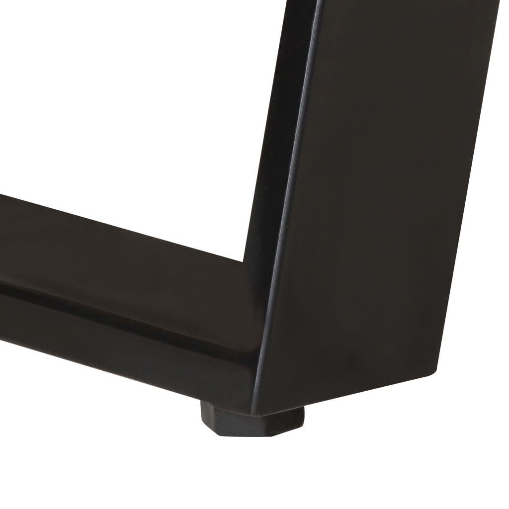Secretária 107x45x79 cm acácia maciça com arestas vivas