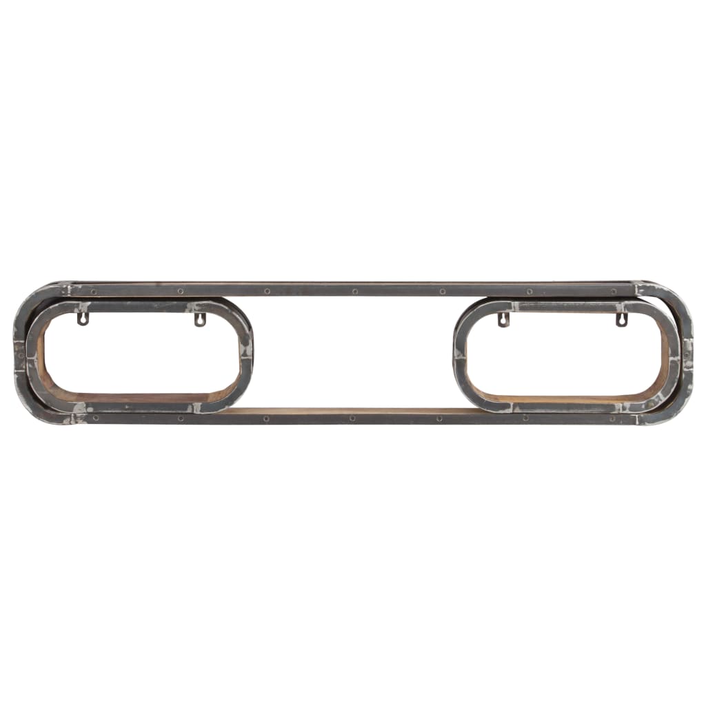 3 pcs conjunto de prateleiras de parede mangueira maciça