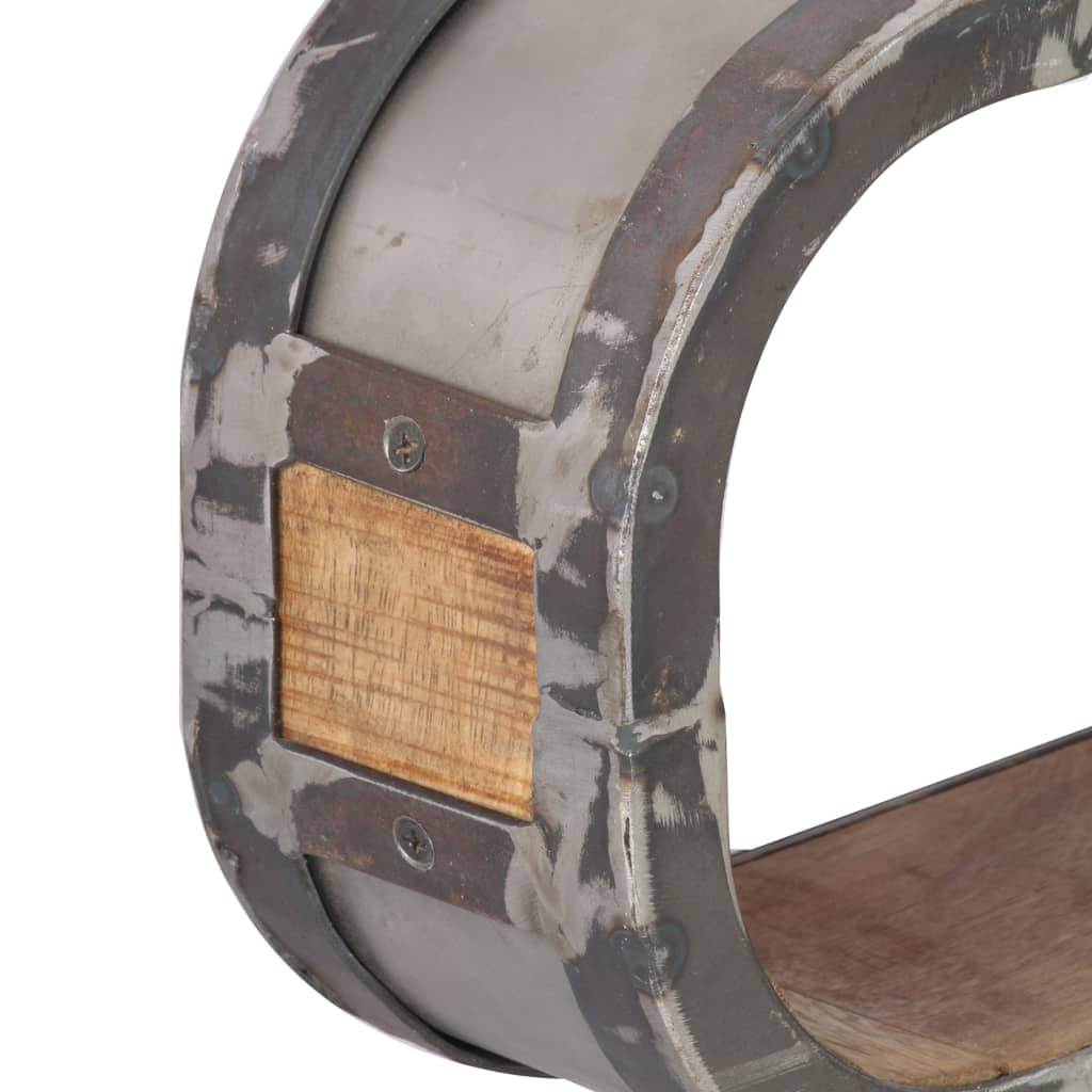 3 pcs conjunto de prateleiras de parede mangueira maciça