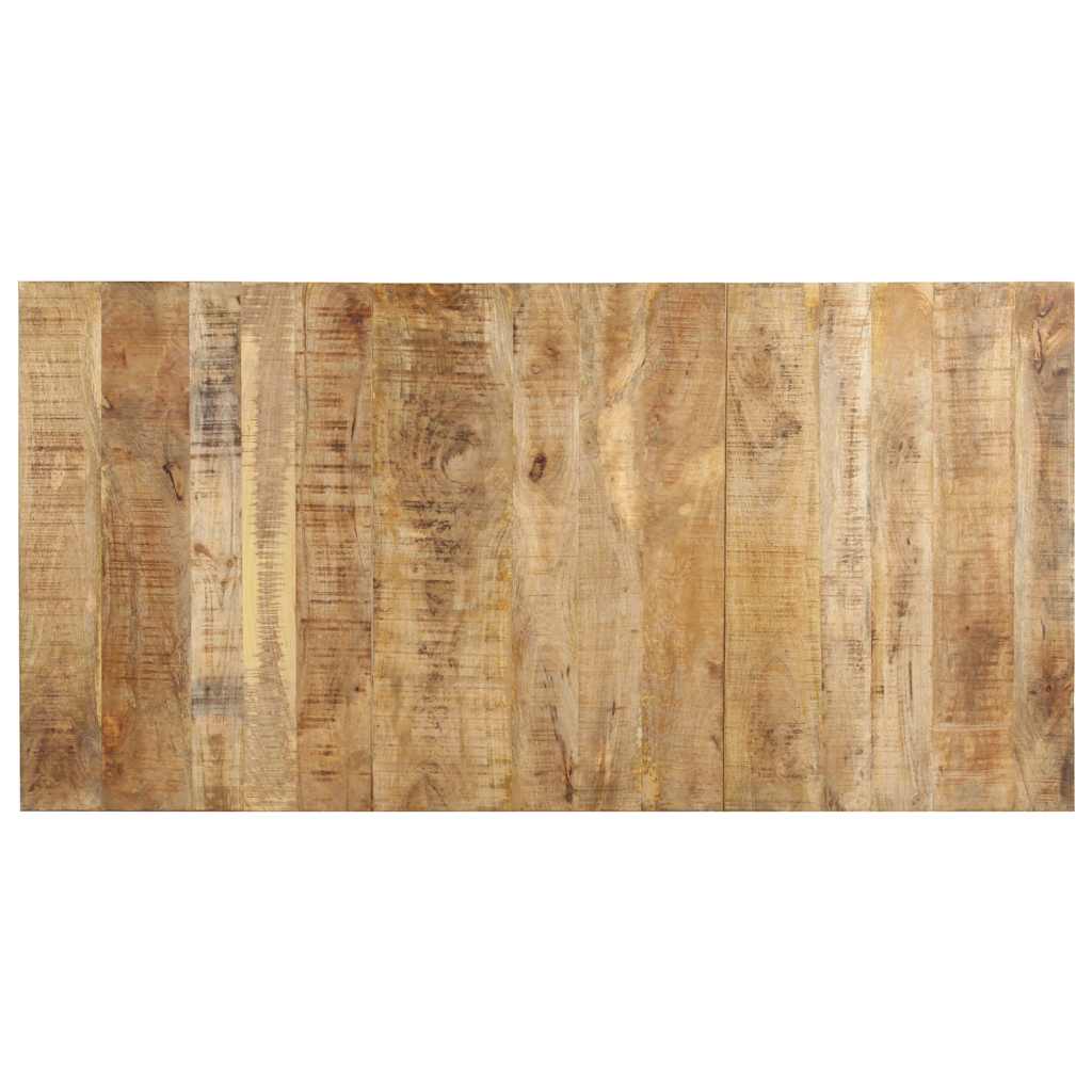 Mesa de jantar 180x90x76 cm madeira de mangueira áspera