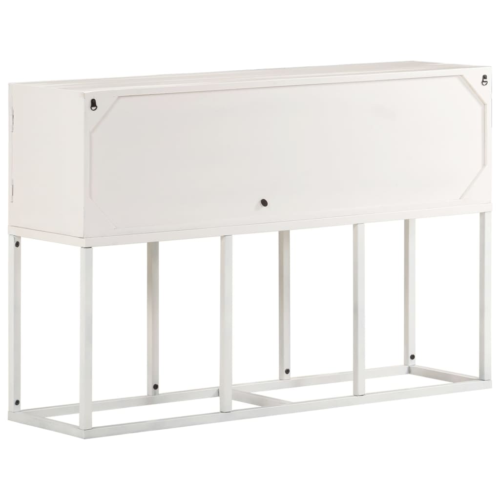 Aparador 115x30x76 cm madeira de mangueira maciça