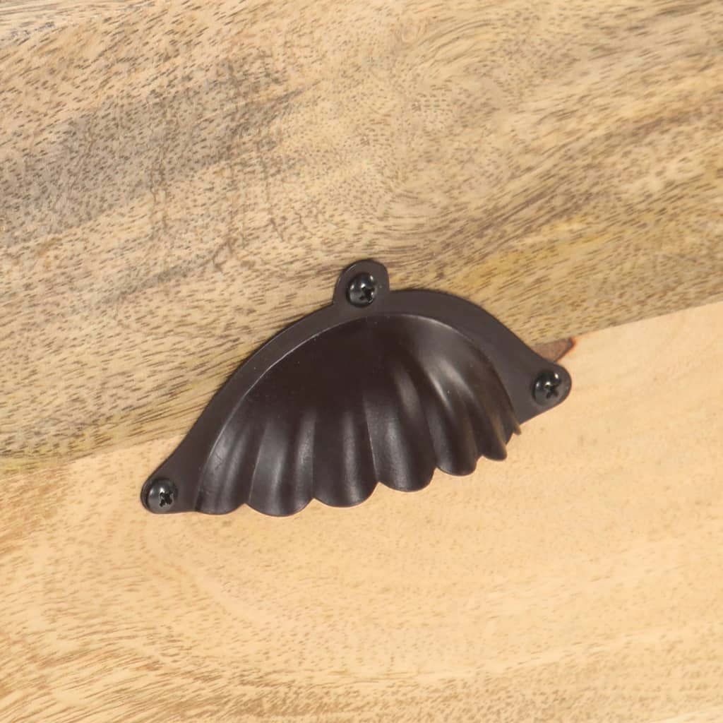 Móvel de TV 120x35x45 cm madeira de mangueira maciça