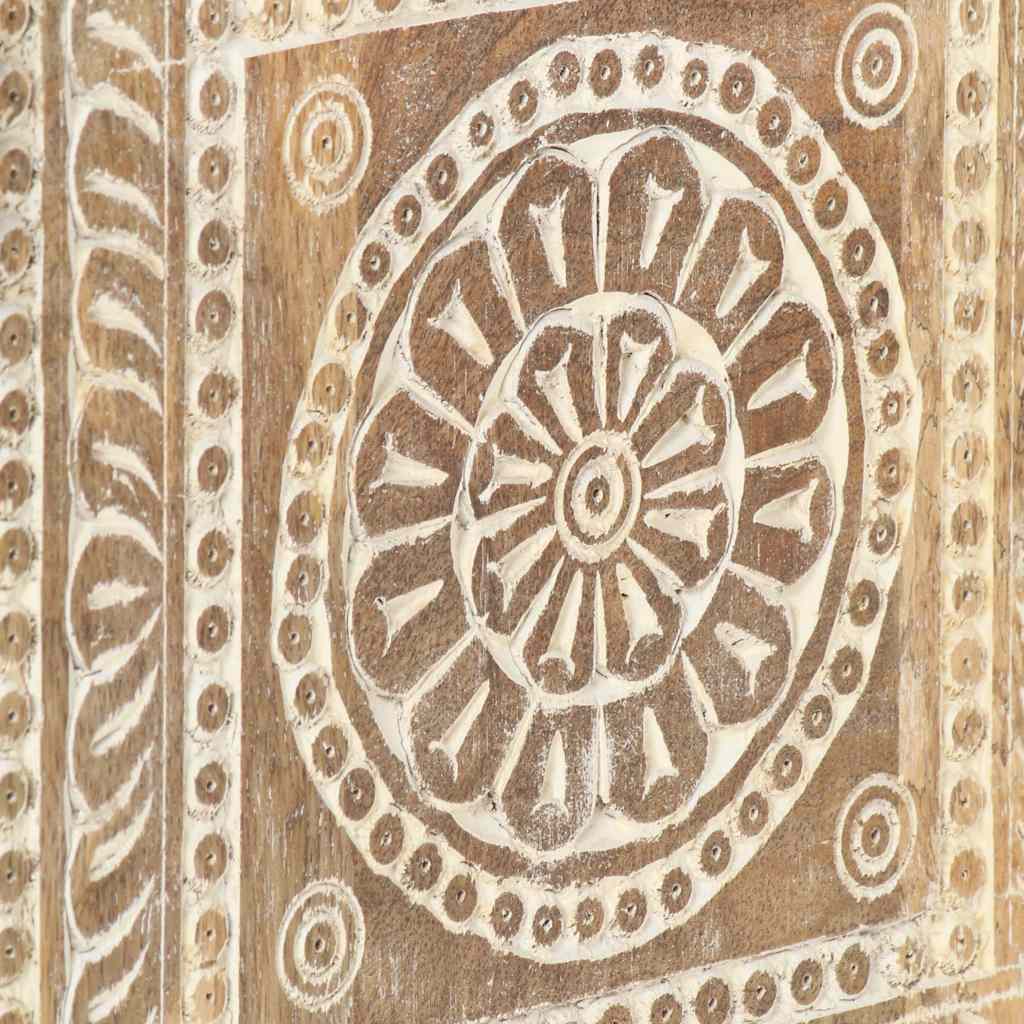 Mesa de centro 90x50x35 cm madeira de mangueira maciça