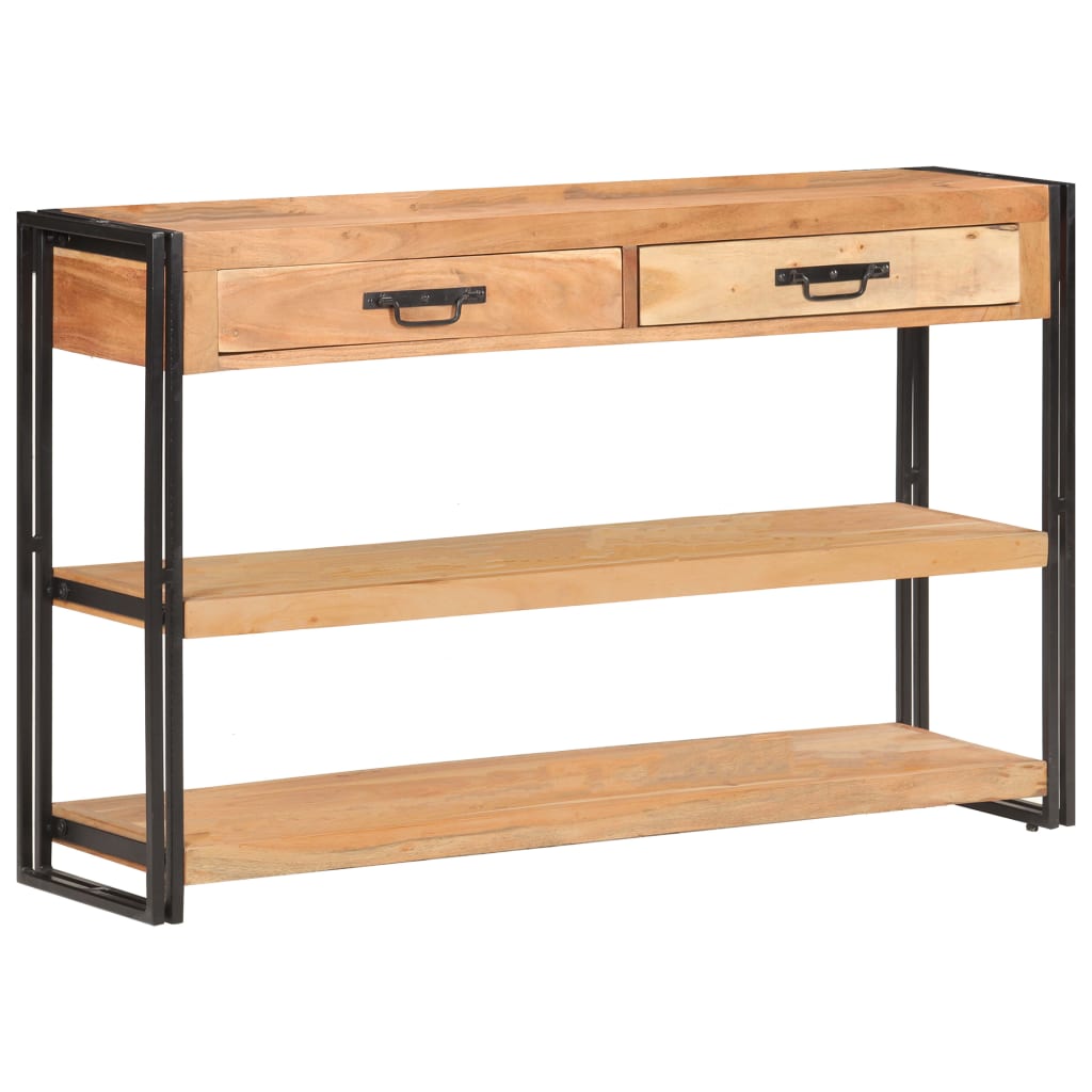 Aparador 120x30x75 cm madeira de acácia maciça