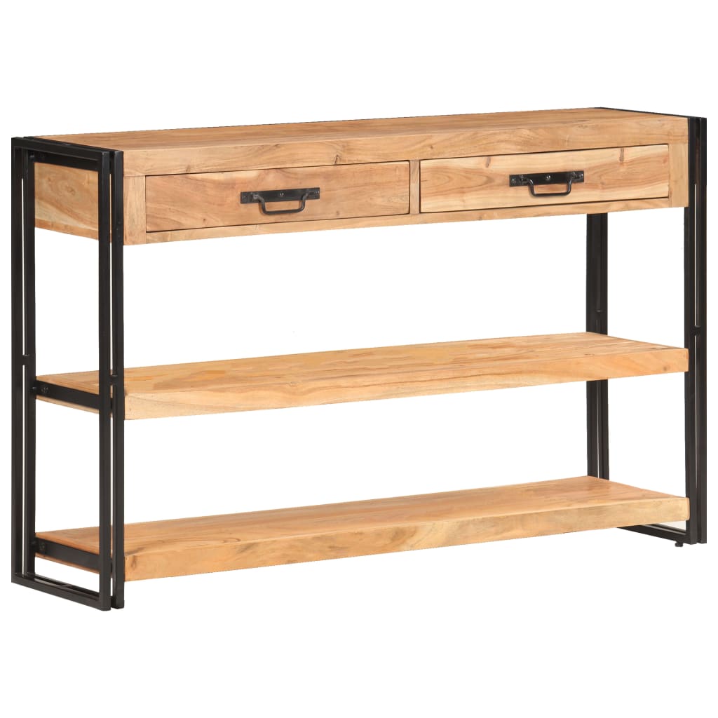 Aparador 120x30x75 cm madeira de acácia maciça