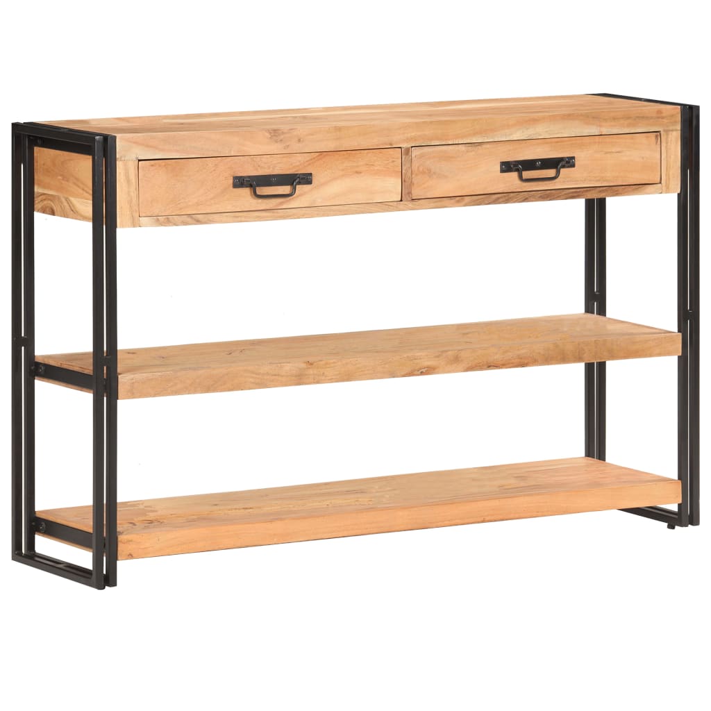 Aparador 120x30x75 cm madeira de acácia maciça