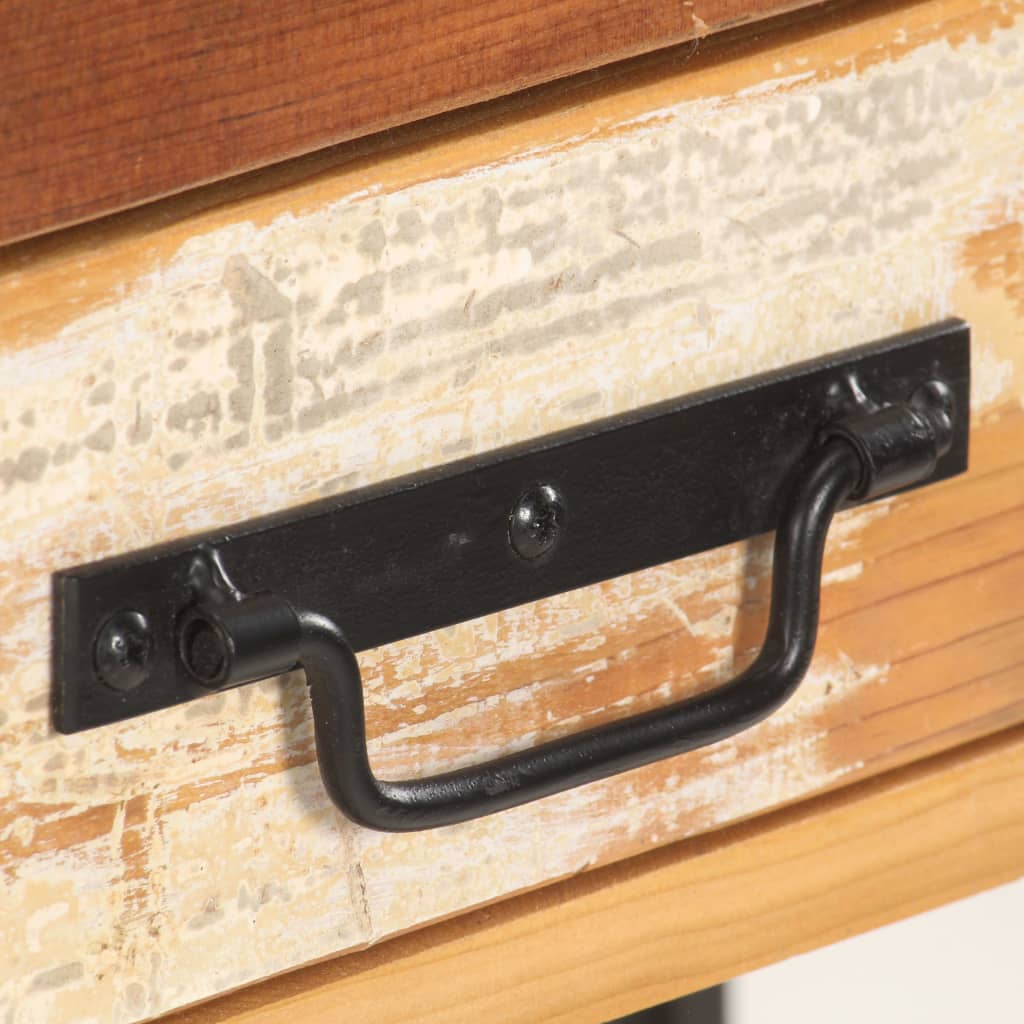 Aparador 120x30x75 cm madeira recuperada maciça