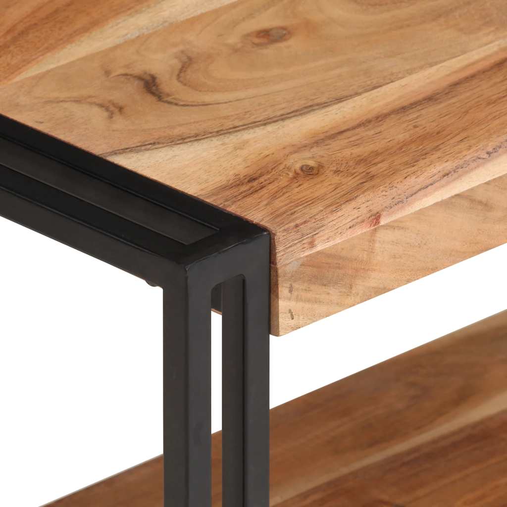 Móvel de TV 120x30x40 cm madeira de acácia maciça