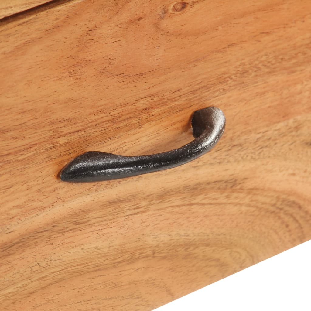 Aparador 110x30x75 cm madeira de acácia maciça