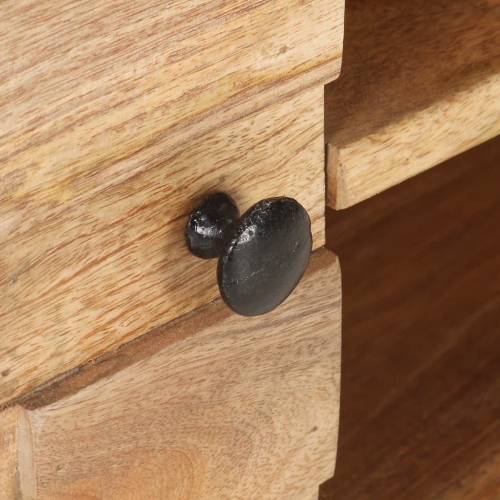 Móvel de TV 116x30x35 cm madeira de mangueira maciça