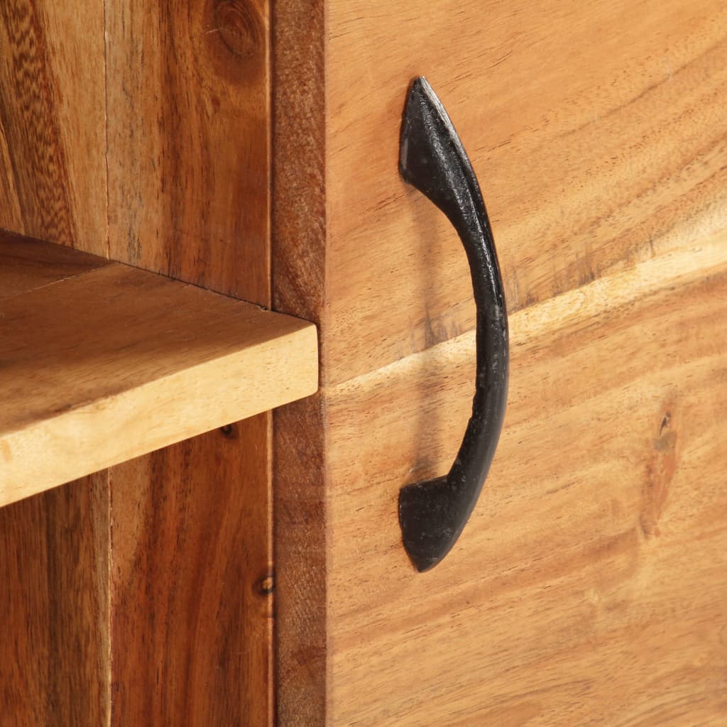 Aparador 116x30x66 cm madeira de acácia maciça