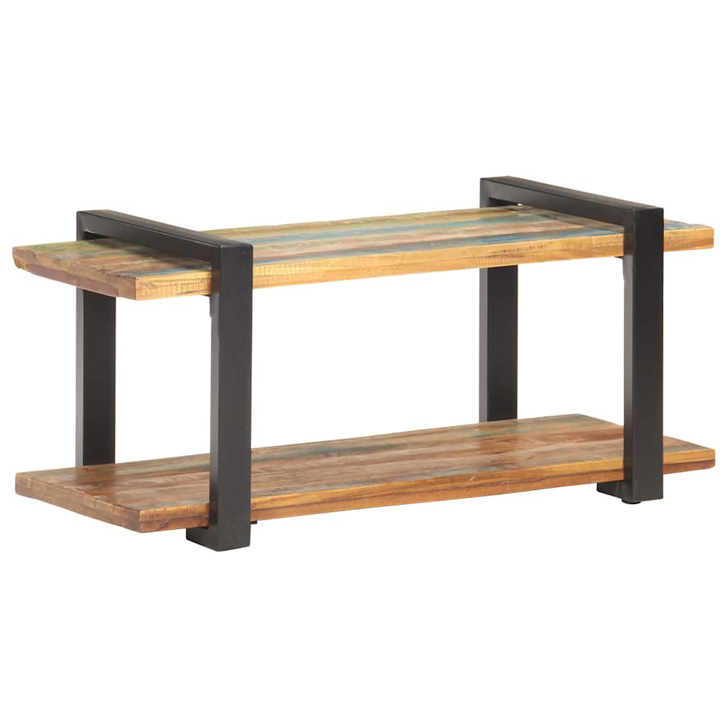 Móvel de TV 90x40x40 cm madeira recuperada maciça